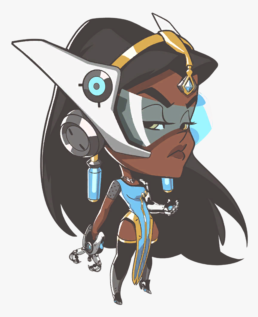 Lucio Drawing Symmetra - Overwatch Cute Sprays Png, Transparent Png, Free Download