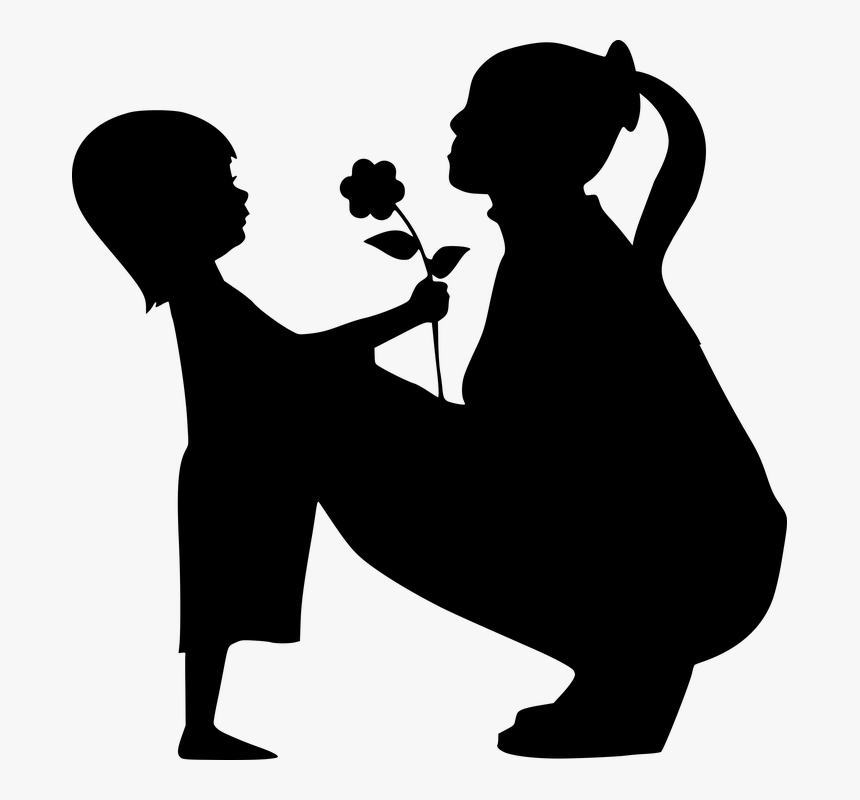 Silhouette, Adoption, Diverse Family, Child, Mother - Mother's Day In 2019, HD Png Download, Free Download