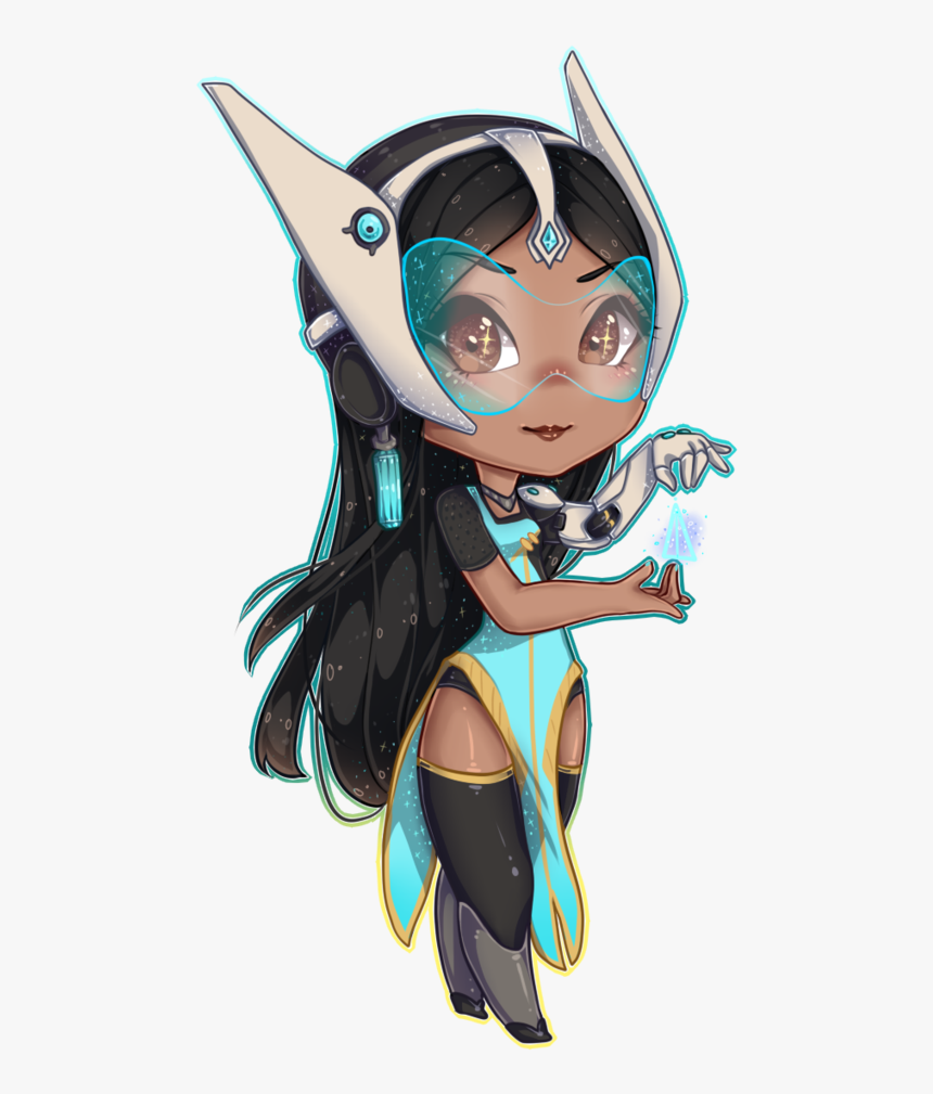 Lucio Drawing Symmetra - Symmetra Chibi Fanart, HD Png Download, Free Download