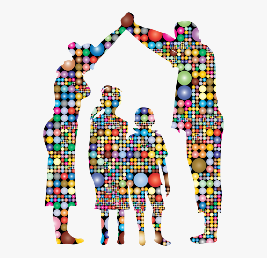Family Child Silhouette Computer Icons Father - Happy Family Silhouette Png, Transparent Png, Free Download