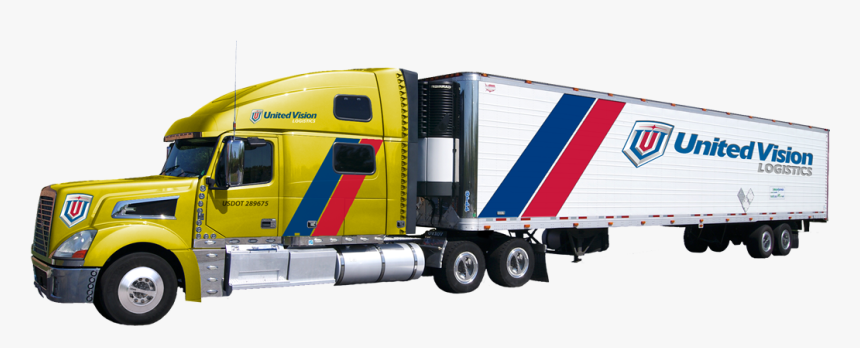 Transparent Semi Truck Png - United Vision Logistics, Png Download, Free Download
