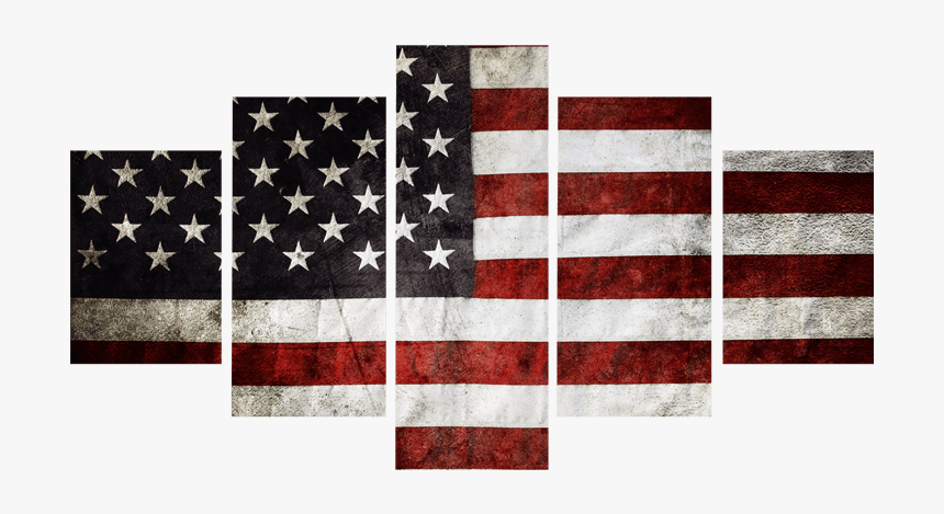 Vintage Grunge American Flag Canvas Prints"
 Class= - Canvas, HD Png Download, Free Download