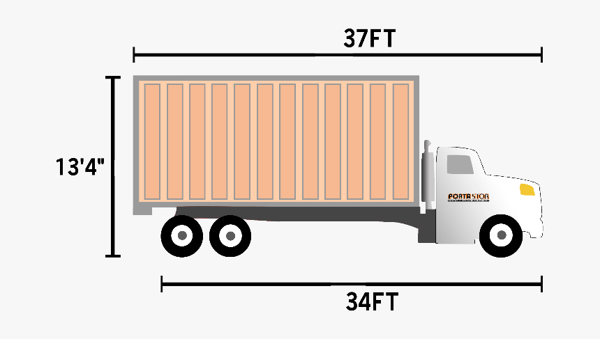 Rollofftruck - Trailer Truck, HD Png Download, Free Download