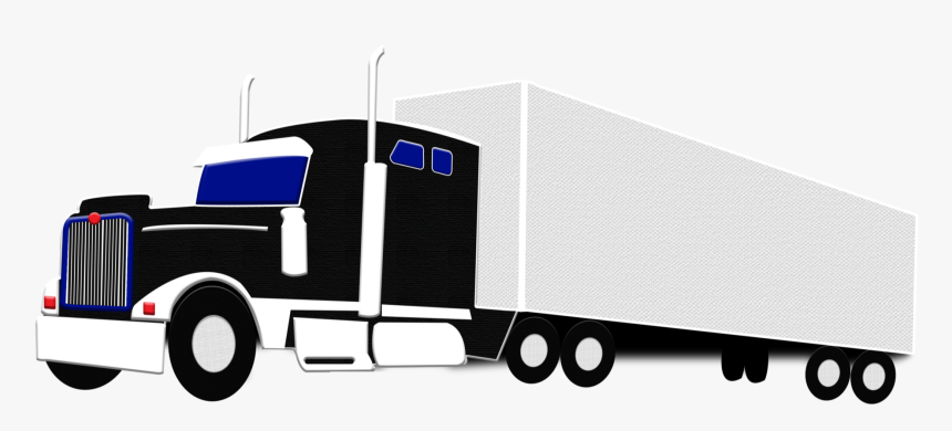 Car,brand,freight Transport - Clipart Semi Truck Transparent Background, HD Png Download, Free Download