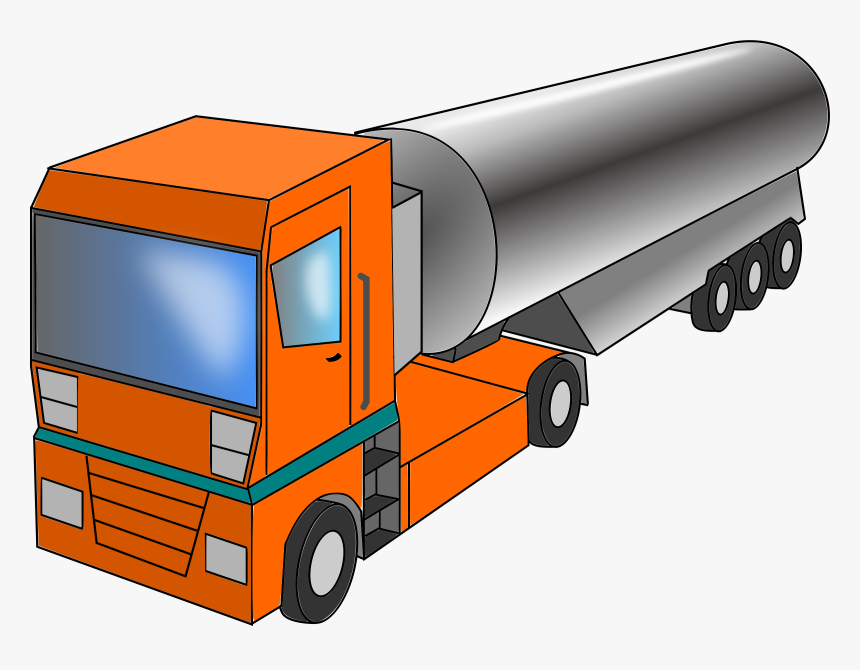 Cargo,freight Transport,commercial Vehicle - Clipart Of A Water Truck, HD Png Download, Free Download