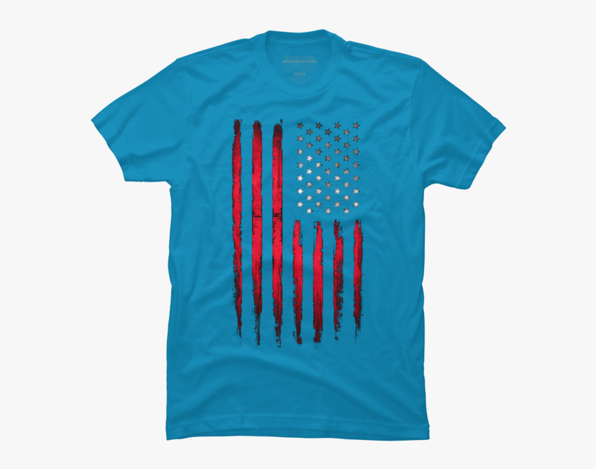 American Stars And Stripes Flag Grunge - Active Shirt, HD Png Download, Free Download