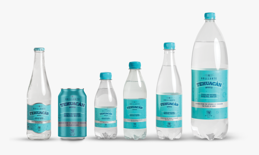 Tehuacan Sparkling Natural Mineral Water A Natural - Plastic Bottle, HD Png Download, Free Download