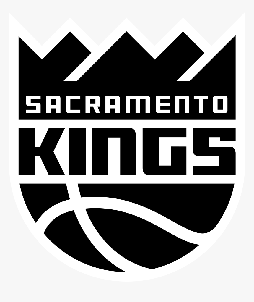 Sacramento Kings Logo Black And White Emblem - Sacramento Kings Logo 2018, HD Png Download, Free Download