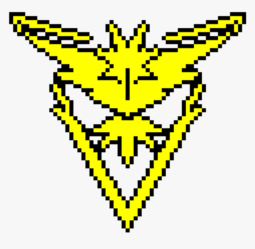 Team Instinct Pixel Art, HD Png Download, Free Download