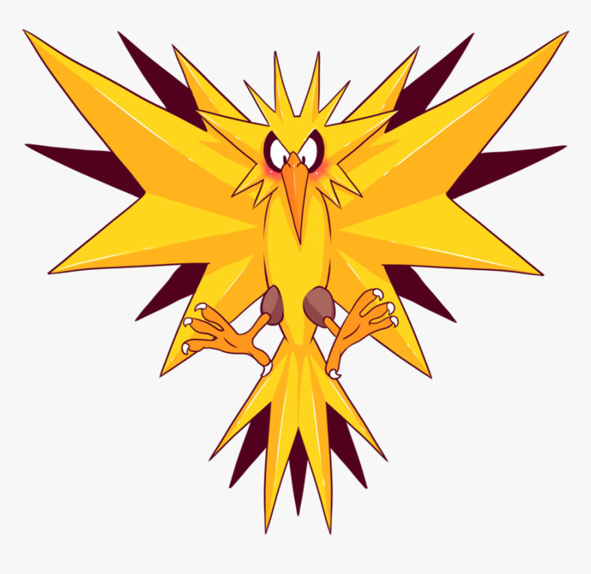 Transparent Team Instinct Png - Zapdos, Png Download, Free Download