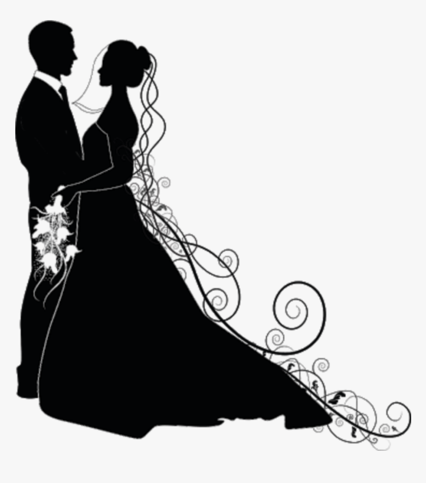 Wedding Invitation Bridegroom Vector Graphics - Bride And Groom Logo, HD Png Download, Free Download