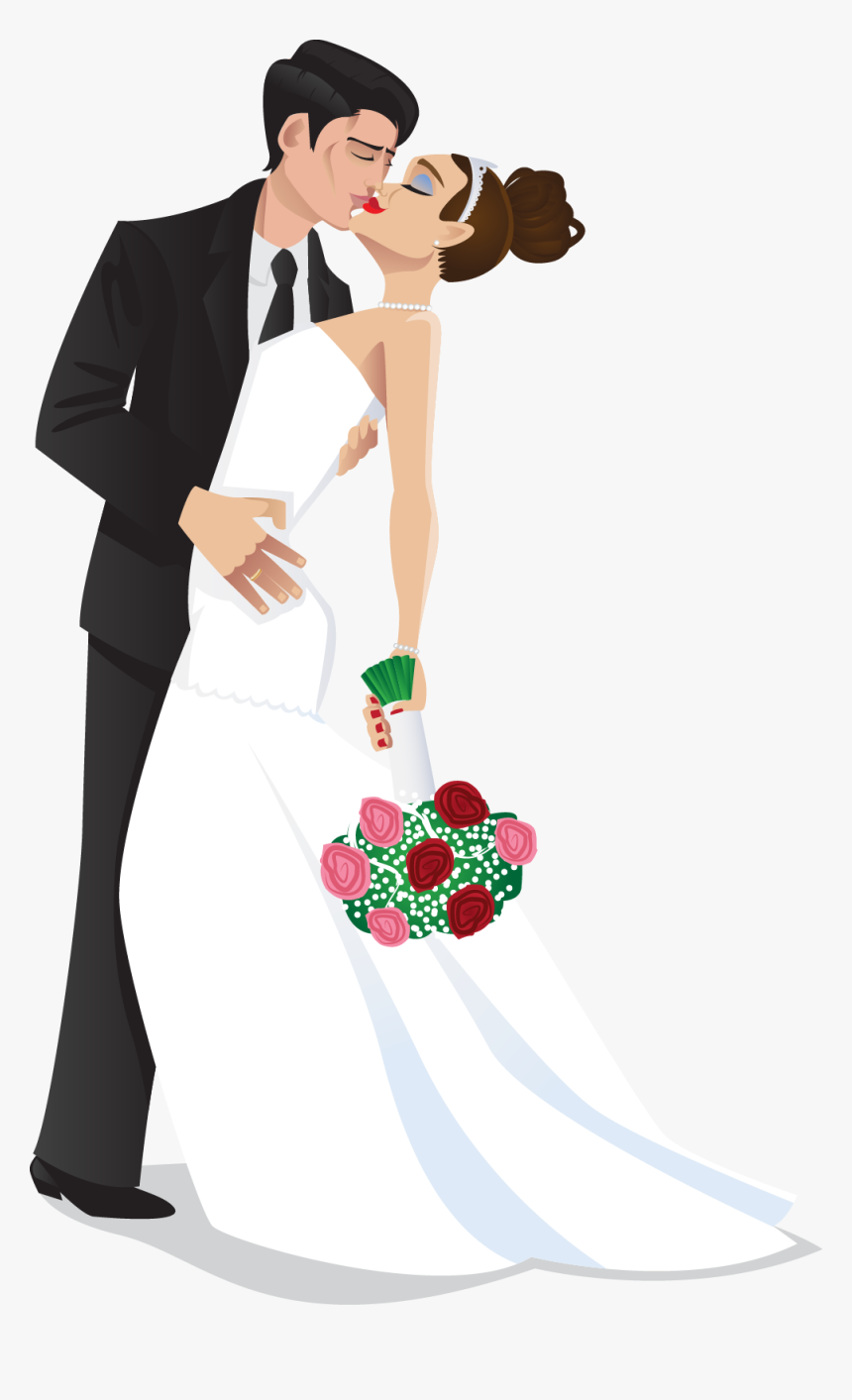 Bride Groom Png Pixels - Bridegroom And Bride Clipart, Transparent Png, Free Download