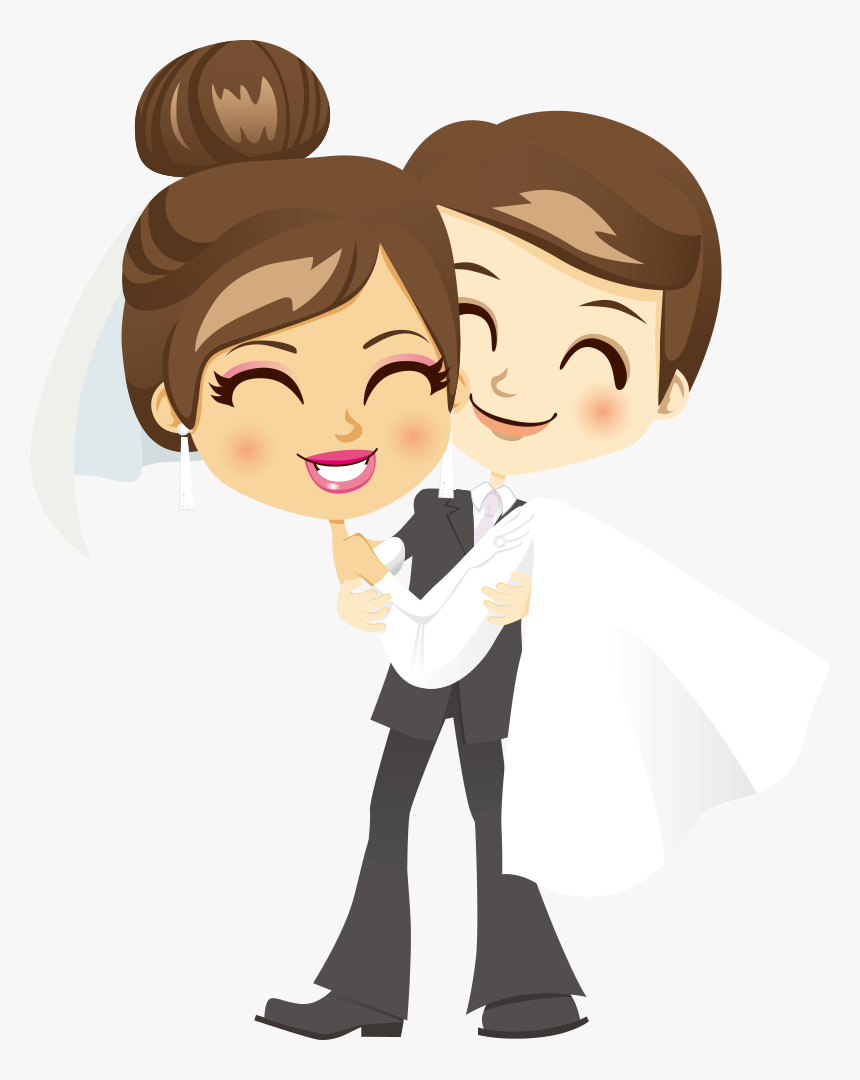 Transparent Wedding Clipart Vector Free - Clipart Png Wedding Couple Png, Png Download, Free Download