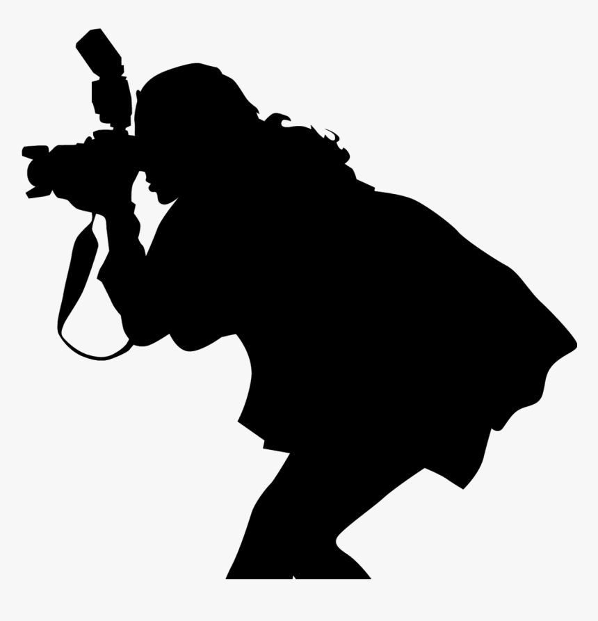 Female Silhouette At Getdrawings - Female Photographer Silhouette Png, Transparent Png, Free Download