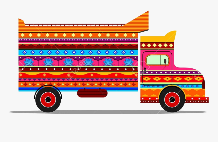 All India Delivery - Indian Truck Clipart, HD Png Download, Free Download