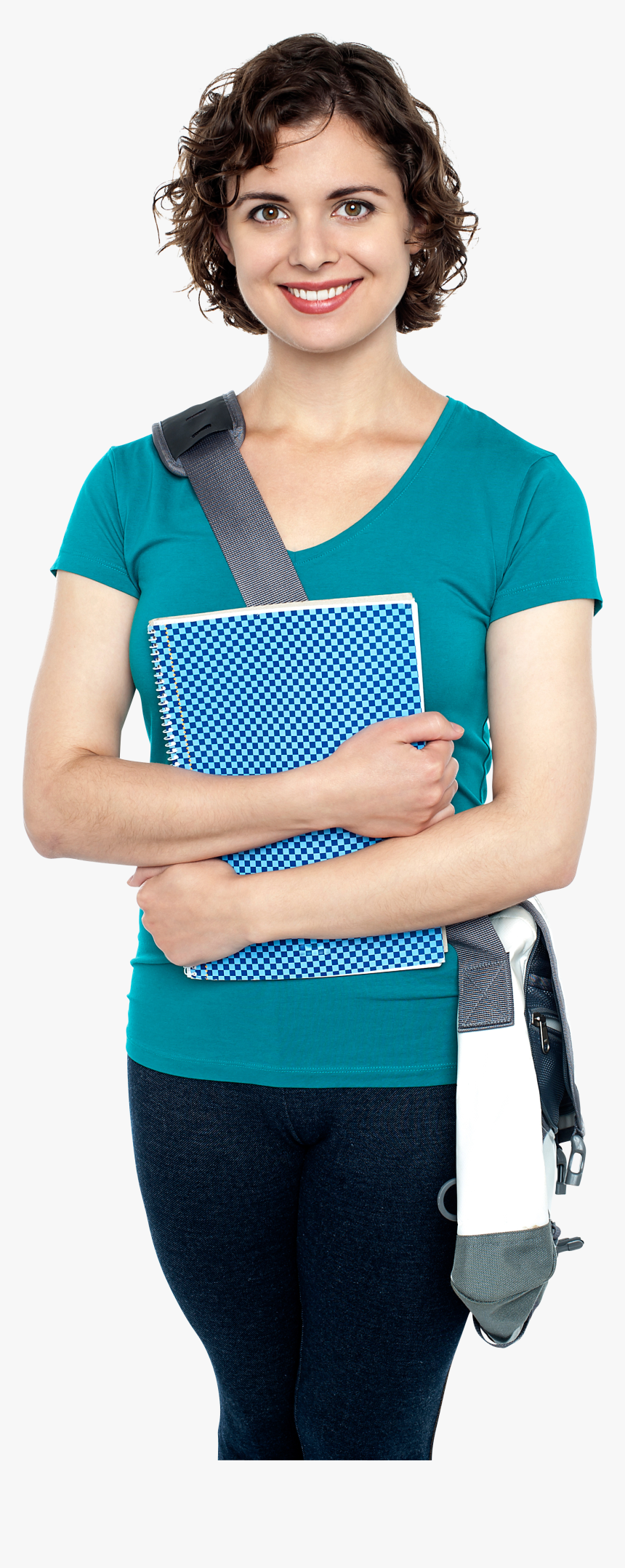 Woman Student Royalty-free Png Photo - College Students With Bag, Transparent Png, Free Download