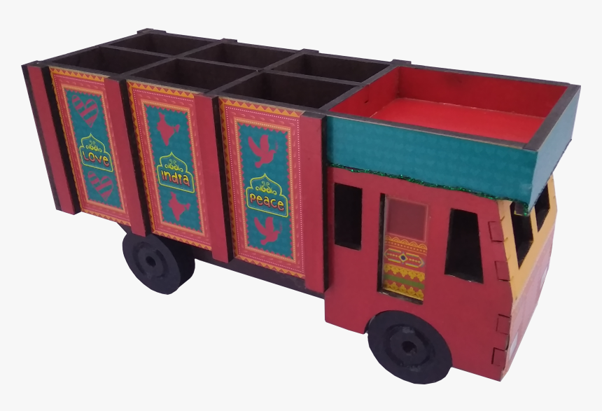 Indian Truck - Cutlery Holder - Toy Vehicle, HD Png Download, Free Download