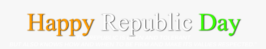 Happy Republic Day Png Text, Transparent Png, Free Download