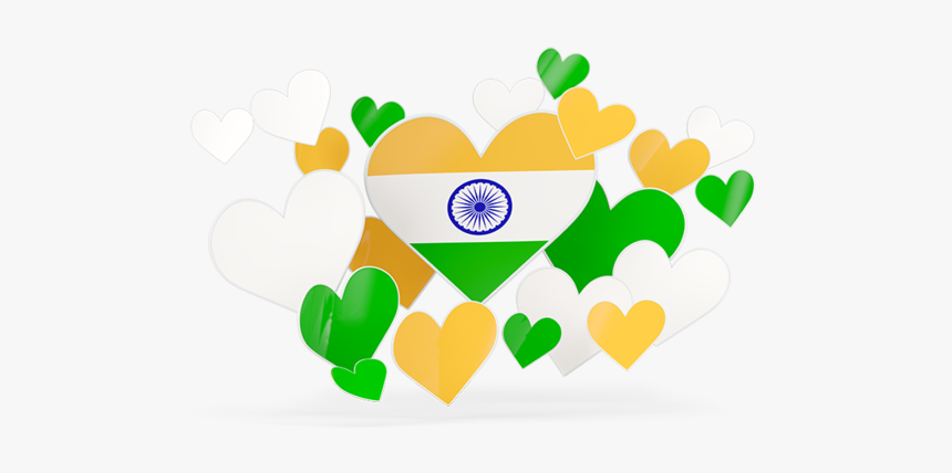 Flying Heart Stickers - Pakistan Flag Heart Png, Transparent Png, Free Download