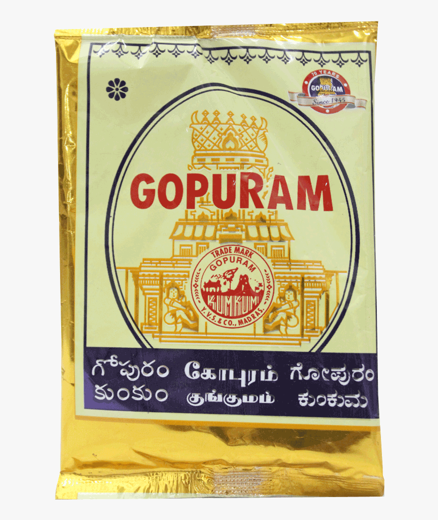 Gopuram Kumkum 40g, HD Png Download, Free Download