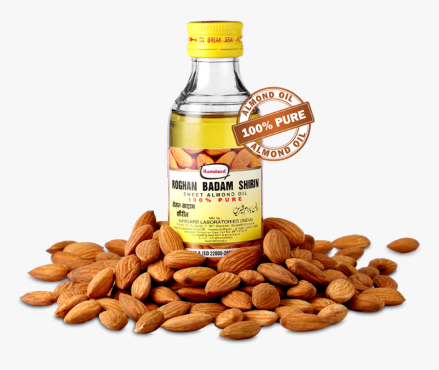 Hamdard Roghan Badam 100ml - Badam Oil For Baby Massage, HD Png Download, Free Download