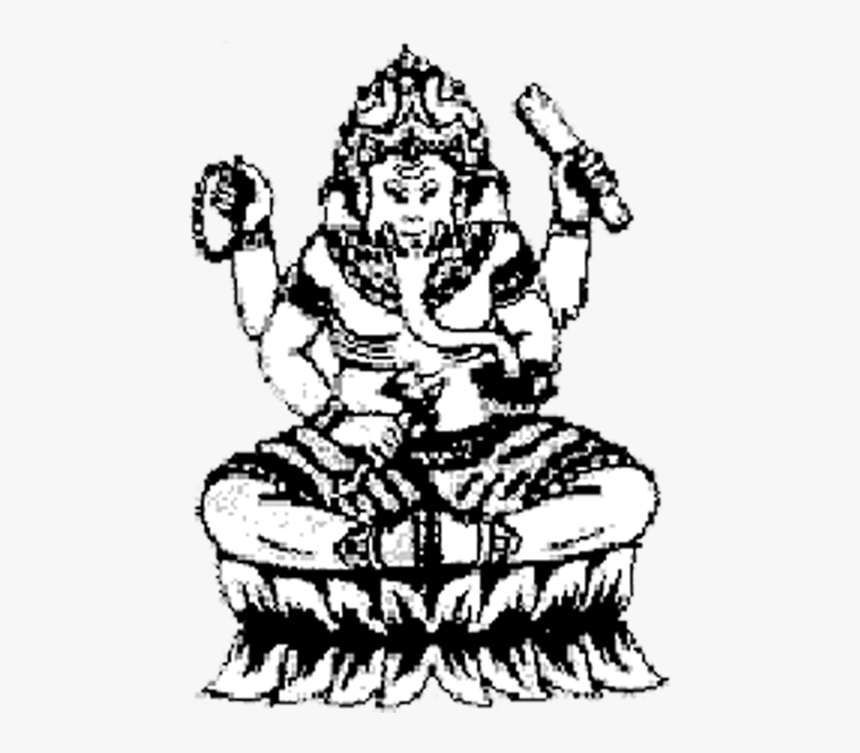 Saraswati Drawing Design - Logo Saraswati, HD Png Download, Free Download