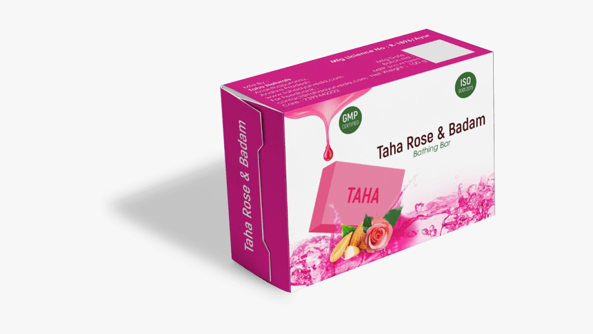 Taha Rose & Badam - Taha Organic Soap, HD Png Download, Free Download