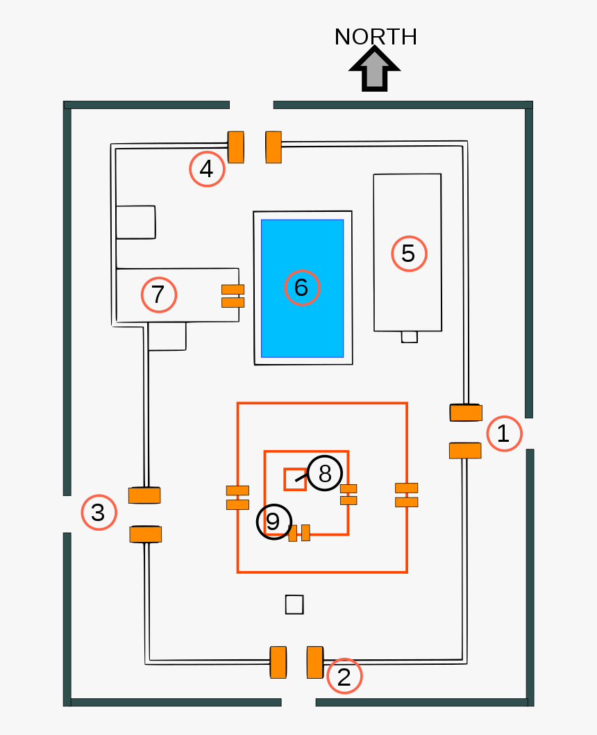 10th To 13th Century Chidambaram Nataraja Temple Plan - Chidambaram Nataraja Temple Plan, HD Png Download, Free Download