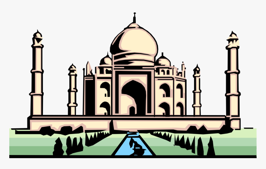 Taj Mahal Mausoleum Agra - Taj Mahal Clipart Transparent, HD Png Download, Free Download