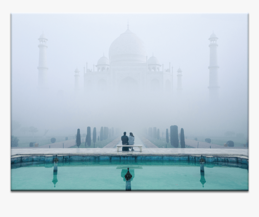 Misty Taj Mahal - Taj Mahal, HD Png Download, Free Download