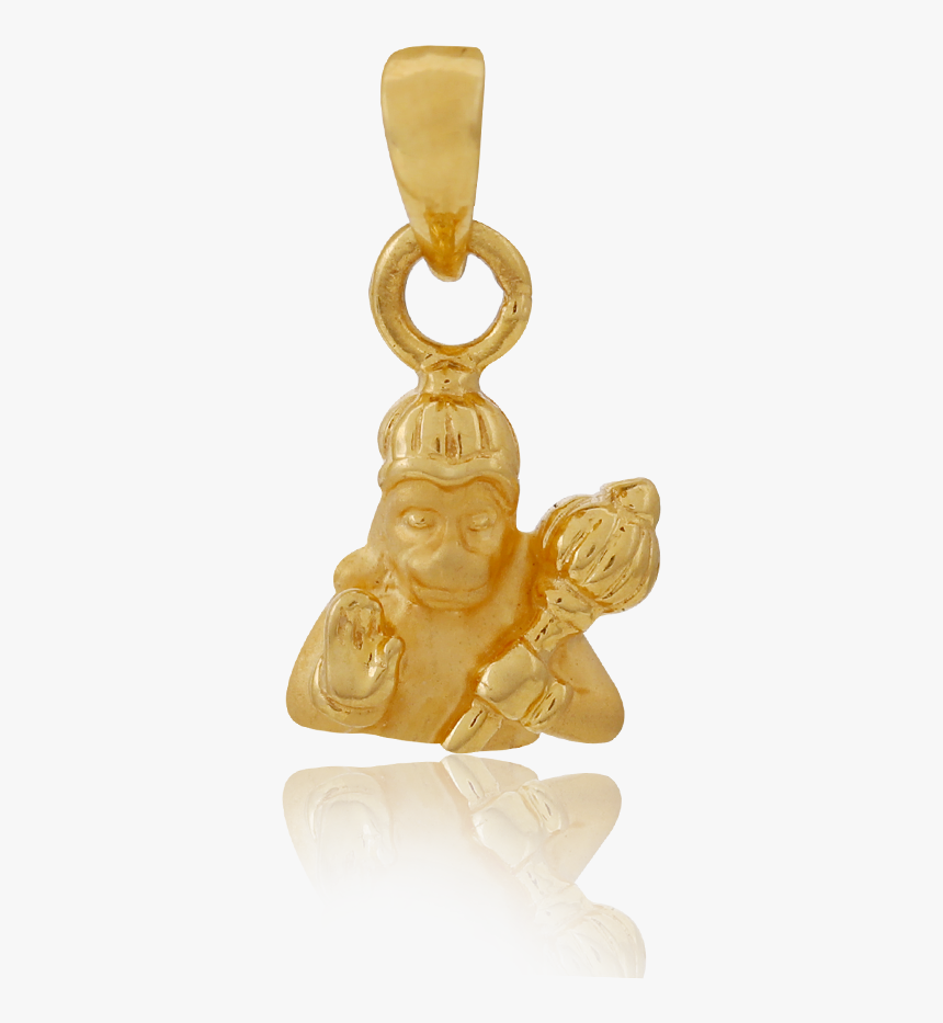 Divine Gold Hanuman Pendant - Pendant, HD Png Download - kindpng