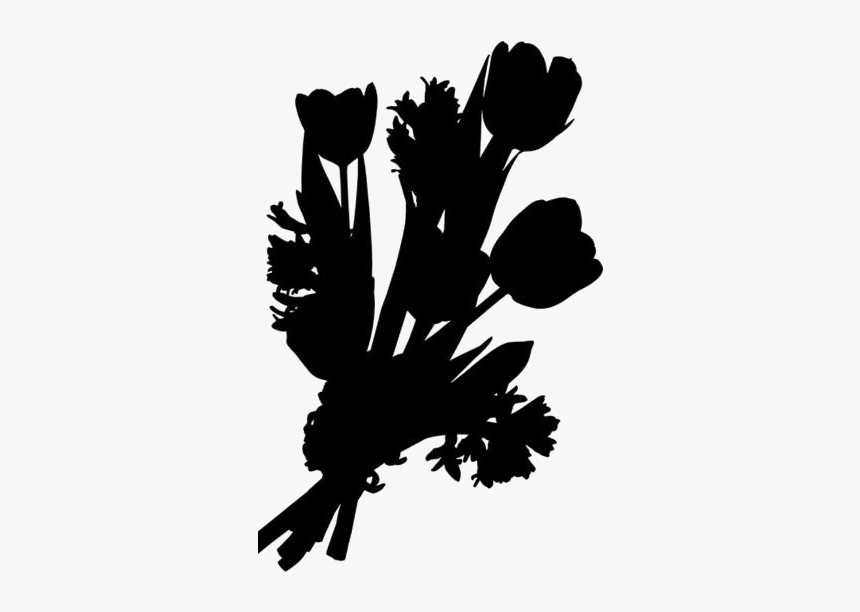 Tulip Flowers Png Hd Wallpaper - Silhouette, Transparent Png, Free Download