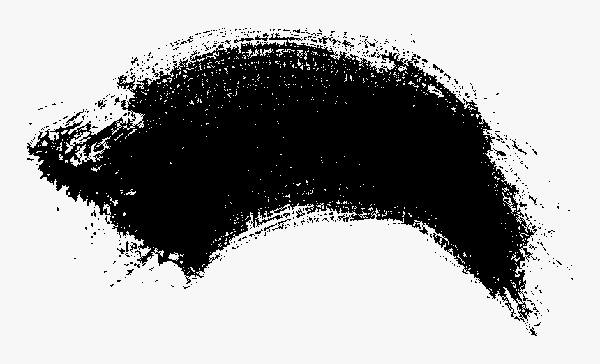 Black Brush Stroke Watercolour Png, Transparent Png, Free Download