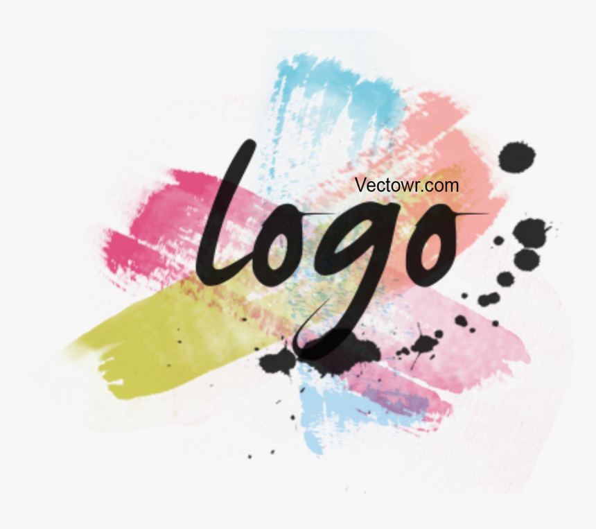 Watercolor Brush Effect Logo & Animation, - Calligraphy, HD Png Download, Free Download