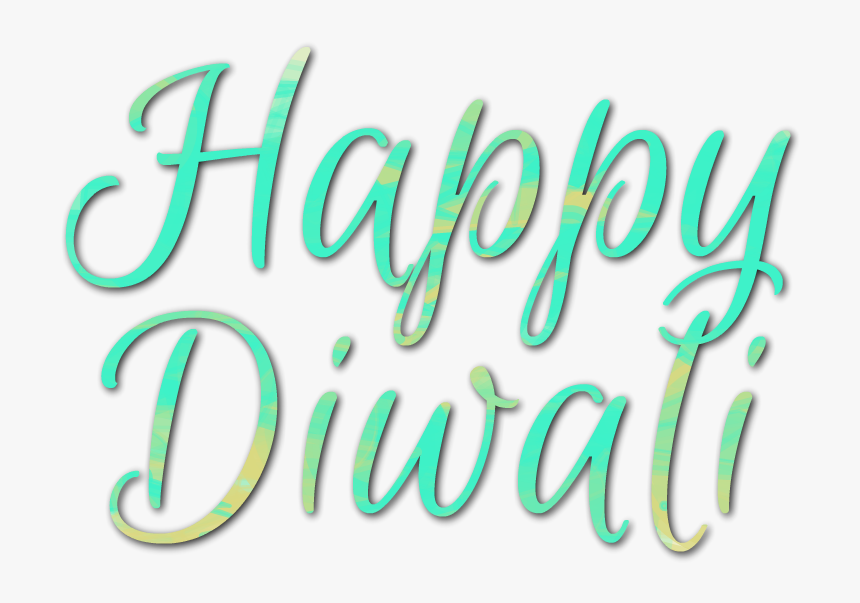 Happy Diwali Text Writing Png Hd Photo - Calligraphy, Transparent Png, Free Download