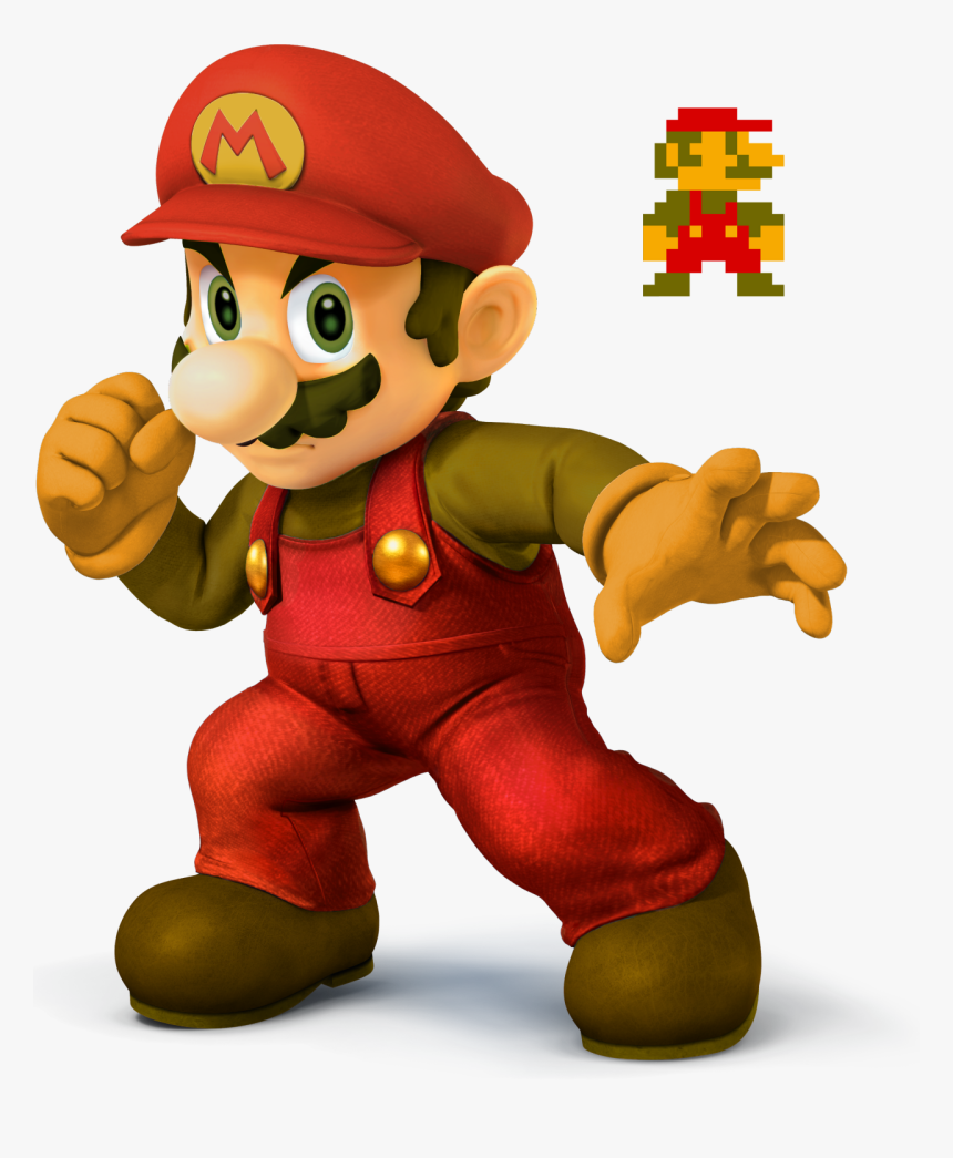 Super Smash Bros 4 Mario, HD Png Download, Free Download