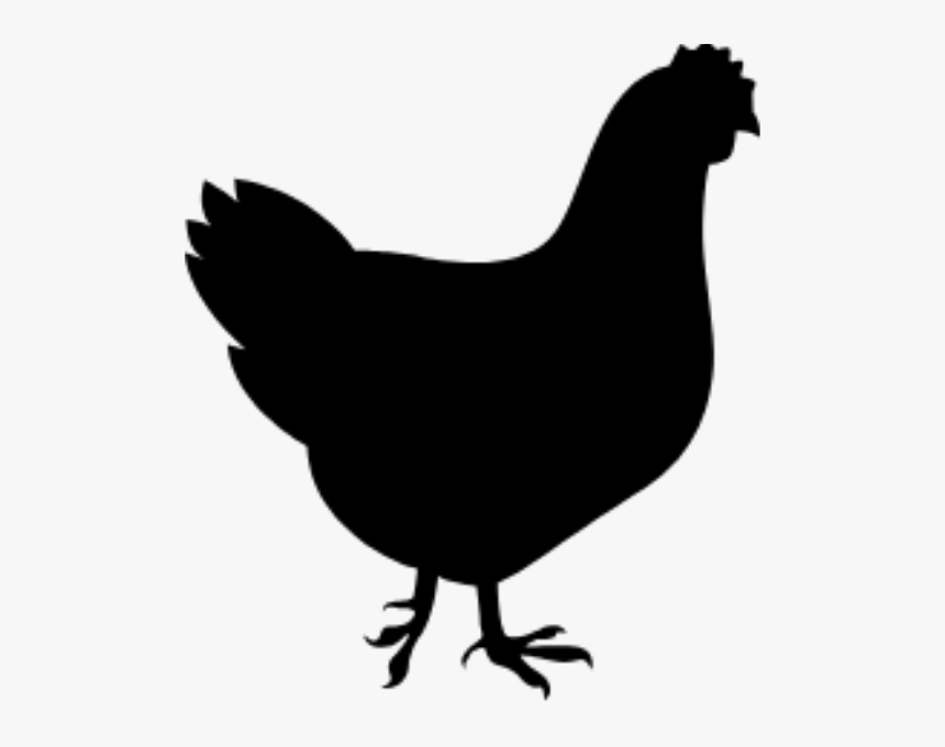Hen Clipart Black, HD Png Download, Free Download