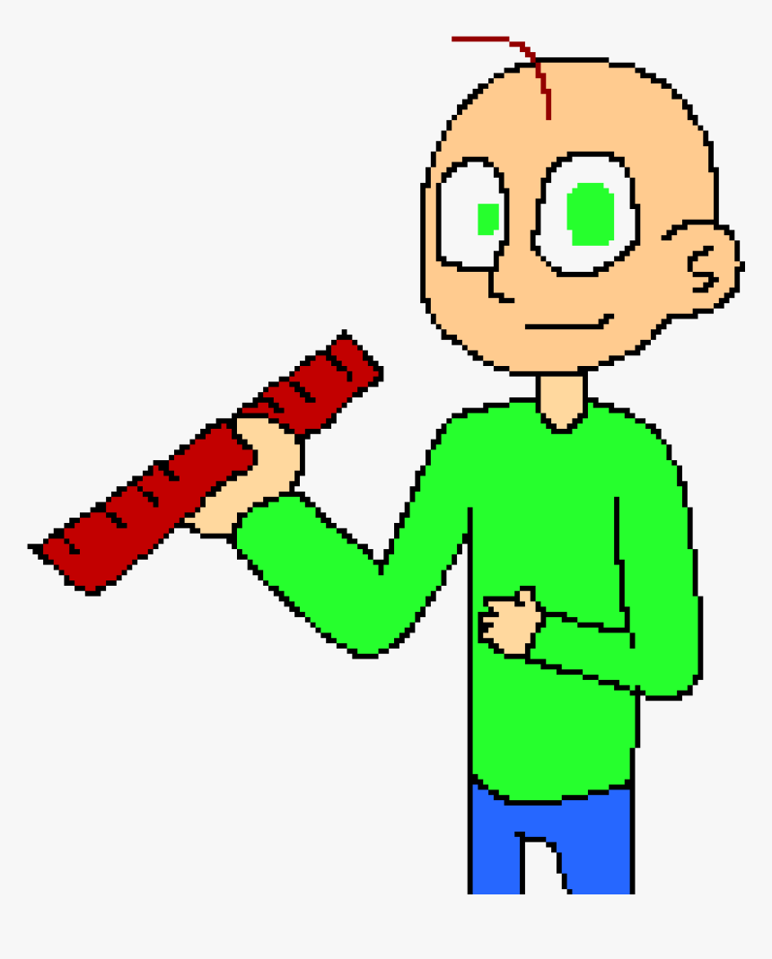 Baldi Pixel Art, HD Png Download, Free Download