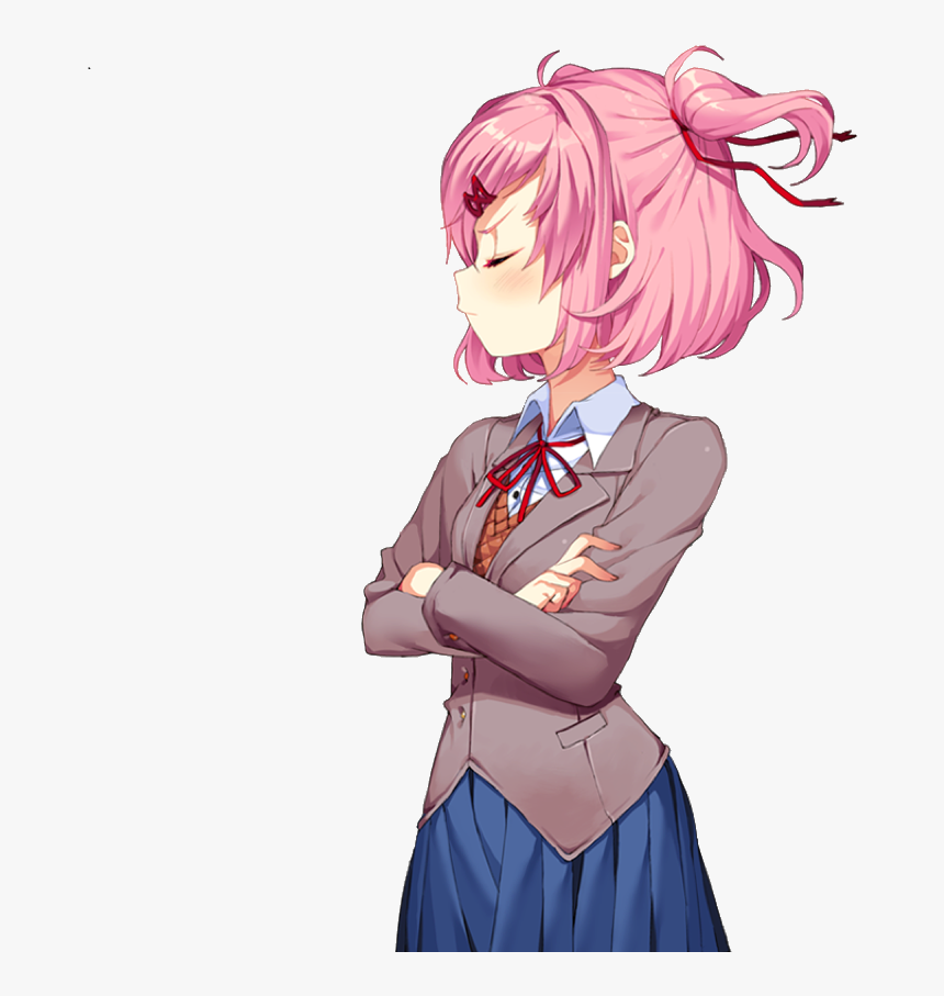 Natsuki Png Kawaii Freetoedit - Doki Doki Natsuki Png, Transparent Png, Free Download