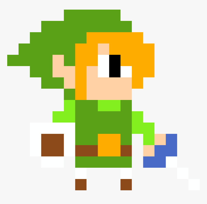 Mystery Mushroom Toonlink - Superman Symbol Pixel Art, HD Png Download, Free Download