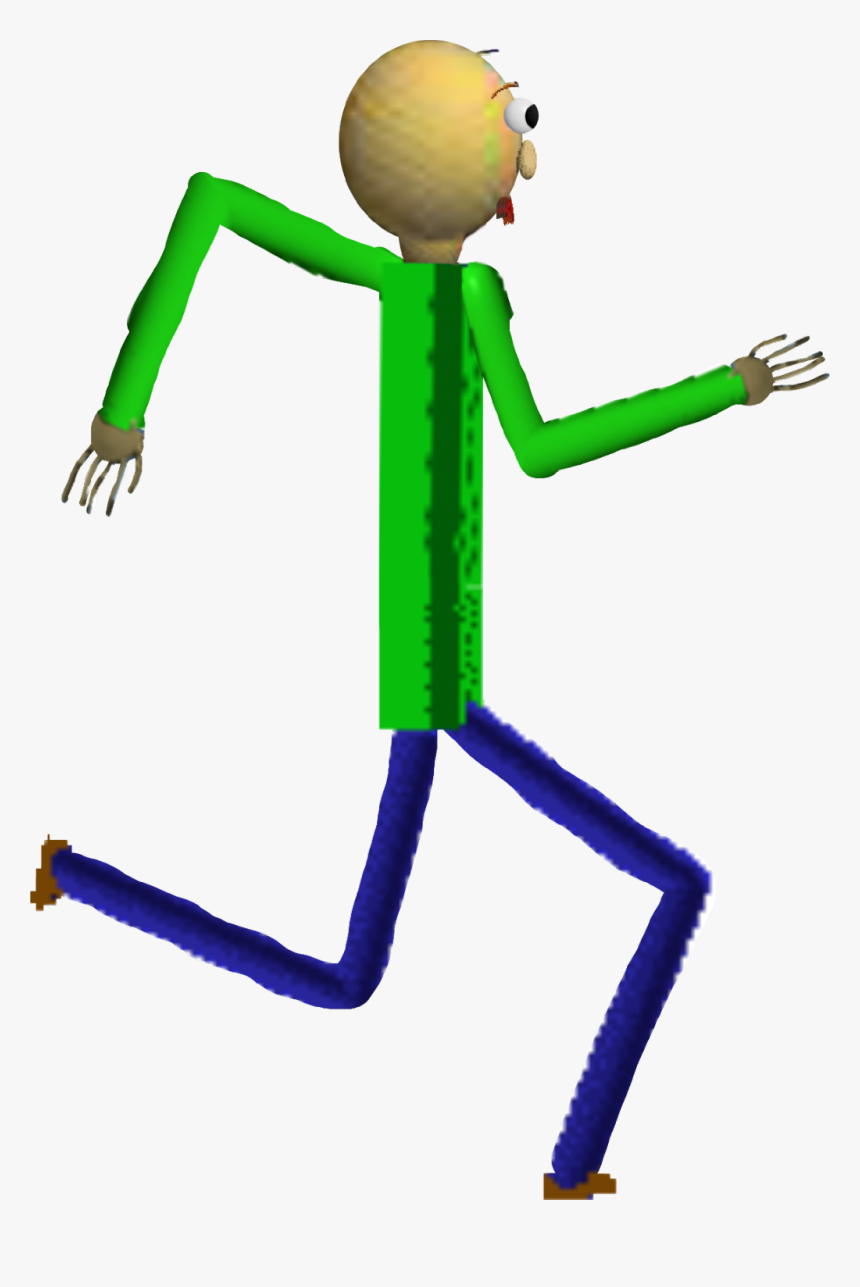 #freetoedit Running Baldi - Cartoon, HD Png Download, Free Download