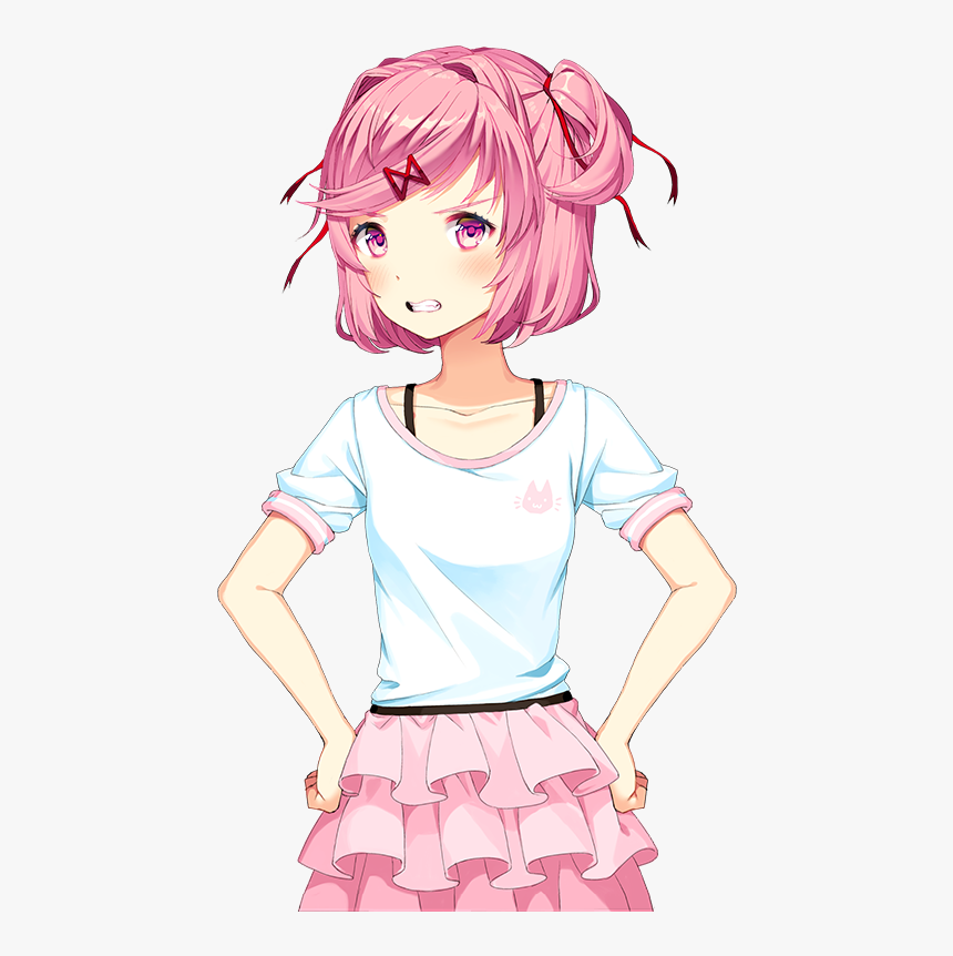 Sour Attitude Whose Names Apparently Not Suki Is One - Doki Doki Literature Club Natsuki, HD Png Download, Free Download