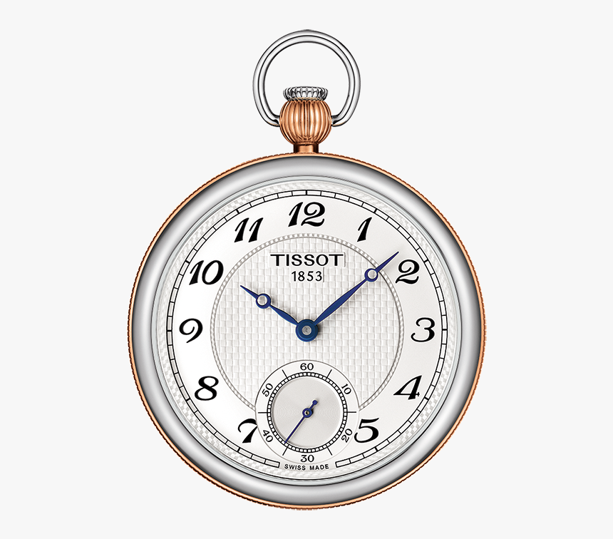 Tissot Bridgeport Lepine Mechanical Watch With Silver - Tissot Pocket Watch Mechanical, HD Png Download, Free Download