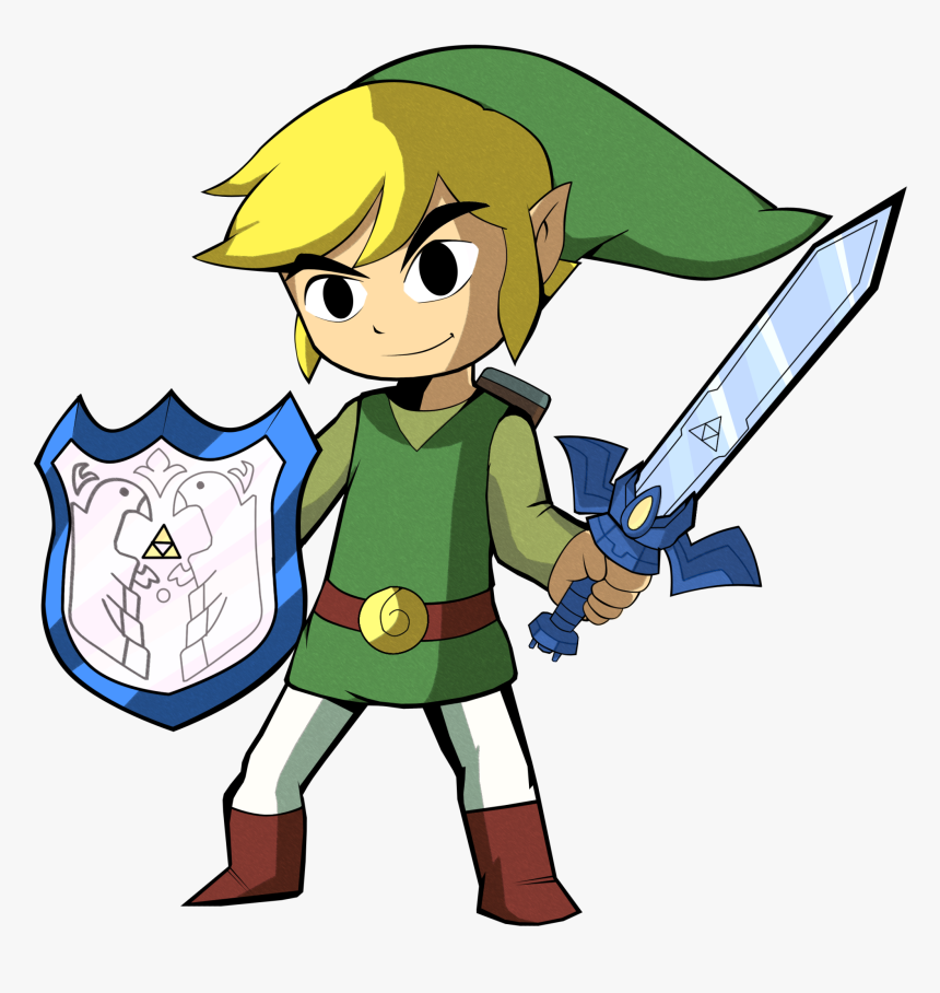 The Legend Of Zelda Clipart Toon Link - Toon Link Walking Legend Of Zelda, HD Png Download, Free Download