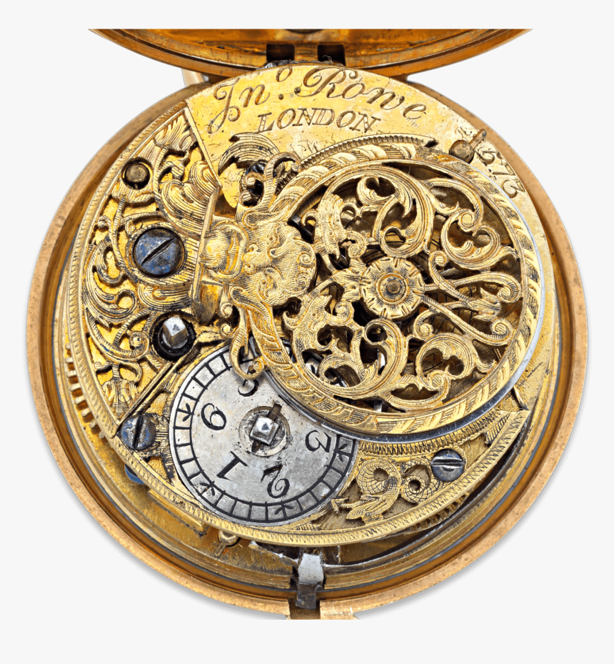 18th-century English Gold Pocket Watch - 18th Century Pocket Watch, HD Png Download, Free Download