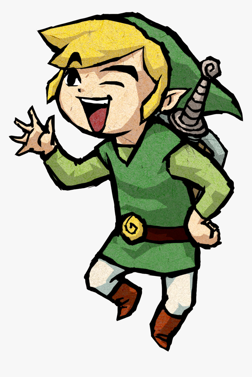 Toon Link - Zelda Wind Waker Link, HD Png Download - kindpng