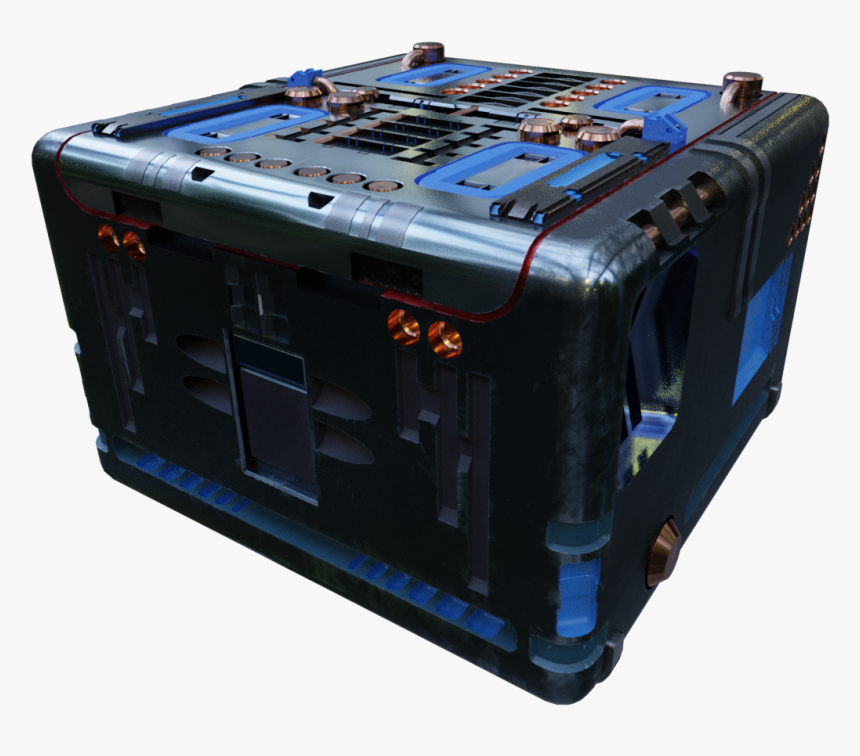 Blender Sci Fi Crate, HD Png Download, Free Download