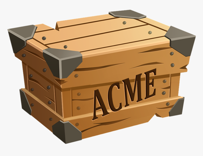 Free Crate - Looney Tunes Acme Crate, HD Png Download, Free Download