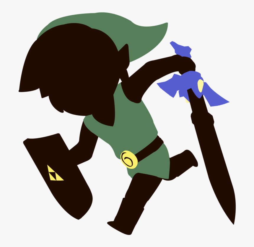 Transparent Legend Of Zelda Clipart - Link Silhouette Zelda Png, Png Download, Free Download