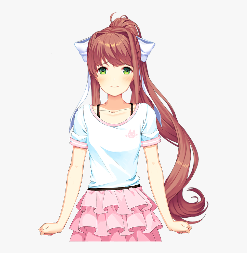 Doki Doki Literature Club Natsuki Sprites , Png Download - Anime Doki Doki Monika, Transparent Png, Free Download